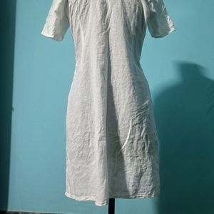 White Embroidery Kurta