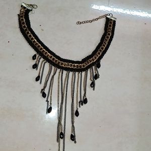 Black Necklace With Hangings