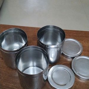 Set Of 3 Small Containers