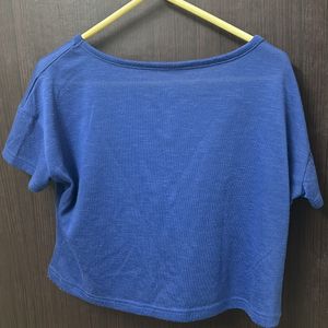 Blue Crop Top!