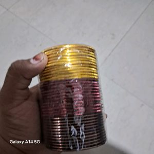 Pack Of 3 Bangles For Navratri