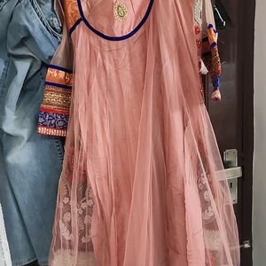 Floor Length Anarkali SUIT With Net Dupatta