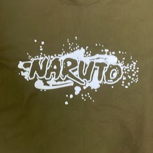 Olive green naruto t shirt