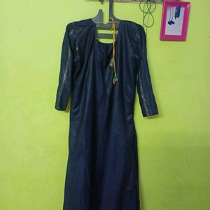 navy blue full kurti