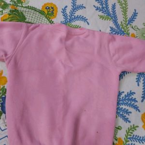 Girls Woollen Sweatshirt(4-6year Old)