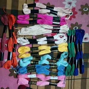 Embroidery Threads 24 Pcs (12 Color)