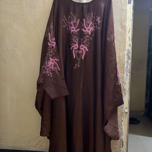 Rust Colour Abaya New Bt No Tag