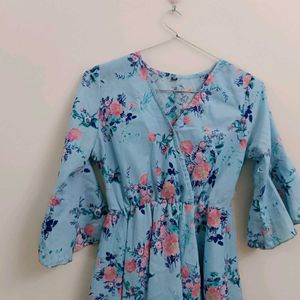 Sky Blue Kaftan Top