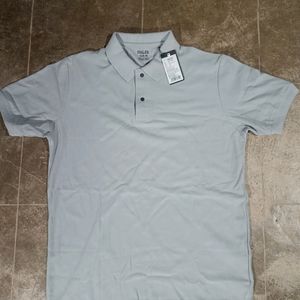 Men Regular Fit Polo T-Shirt with Collar Neck