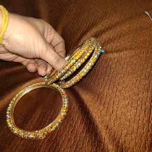 Women 4 Bangles Party Size 2.2