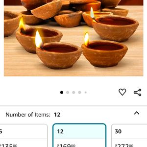 Diwali Diyas Pack Of 12