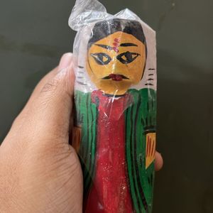 Small Wooden Dolls Handpainted