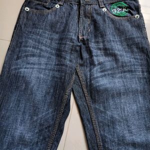 Mens Jeans W28 Grey Blue