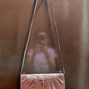 Vintage Coffee Brown Sling Bag 👜