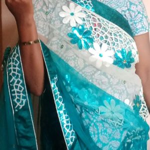 New Branded Saree With Blouse