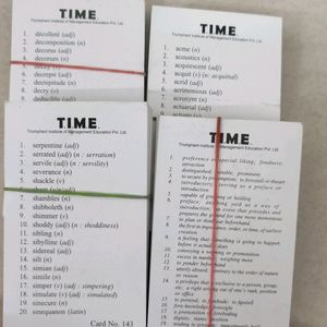 Vocabulary Cards