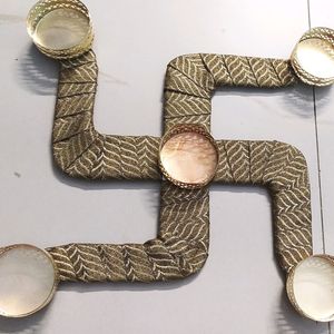 Swastik Tealight Candle Holder