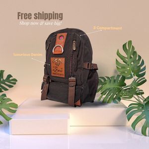 Brown Aesthetic Heavy Backpack/ School/College Bag