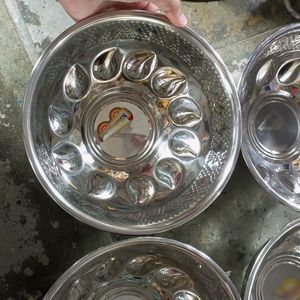Four Stainless-steel Bowls