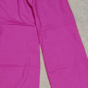 Magenta Pink Palazzo For Women