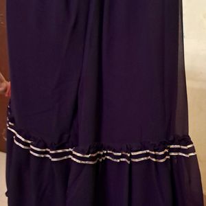 Beautiful Dark Purple SHARARA AND TOP