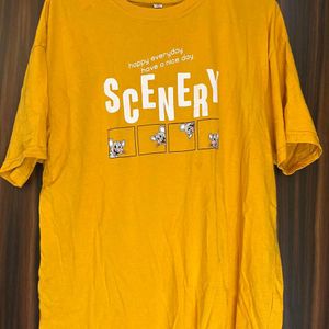 Yellow Baggy Trendy Tshirt