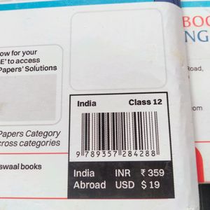 Class 12 Oswal Cbse Sample Paper