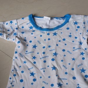 Baby Tshirt With Bottle And Nipple