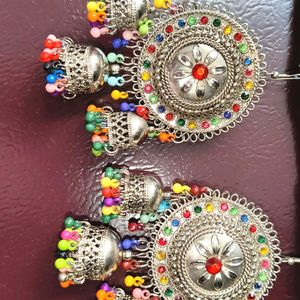 Multicolour Jhumka ✨🩵