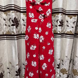 H&M Divided Floral Jumpsuit