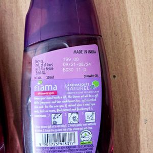 Fiama Blackcurrant Shower Gel 250ml Pack Of 3