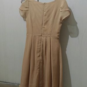 Beige Colour Dress