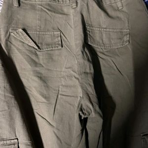 Brand New Baggy Fit Olive Cargo