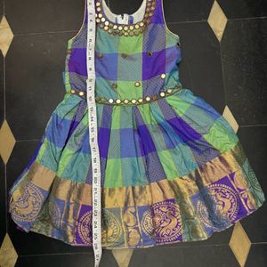 Girs Banarasi Frock