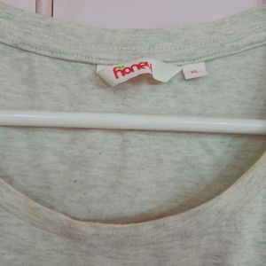 Honey Brand Grey Bannana Top