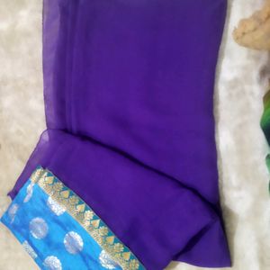 Pattu Saree With Broad Border