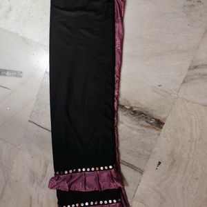 Lycra Blend Ruffle Saree