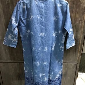 Denim kurta