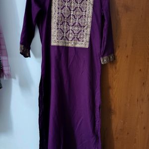 Ethnic Kurta (Purple).....