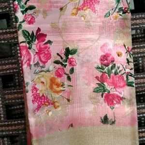 Floral Silk Saree