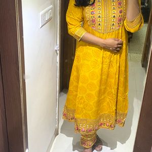 Anarkali Suit With Pants