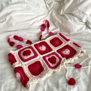 Heart Crochet Top