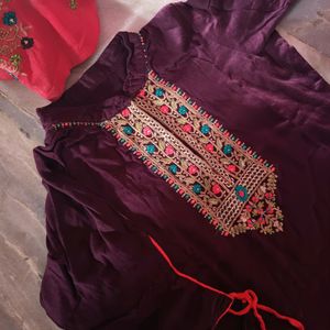 Kurti And Dupatta Set