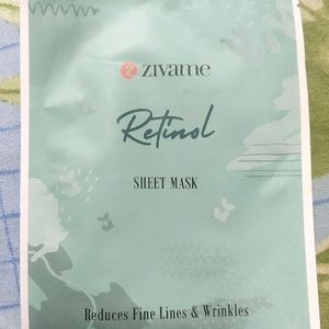 Zivame Sheet Mask Rose Saffron & Retinol Pack Of 3