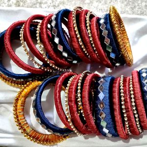 Handmade Silk Thread Bangles