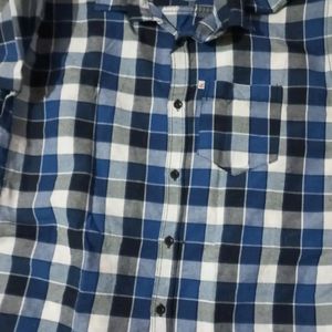 Men Combo Cotton Blend Checked Regular Fit Shirt