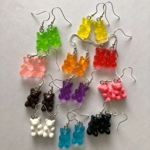 Gummy Bear Earrings 1 Pair  Choose Color