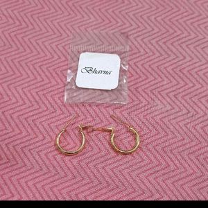 Korean Small Hoop Golden 🆕 Earrings