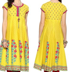 Branded Cotton Anarkali Kurta