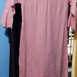 Peach Colour Kurta